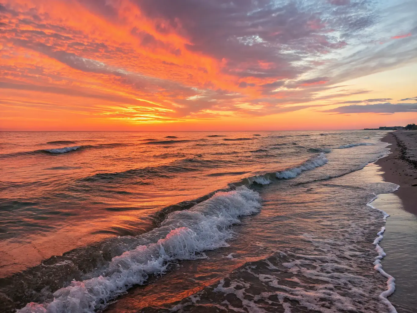 A person paddleboarding on a calm ocean at sunset, with the sun reflecting on the water. The individual is standing confidently on the board, demonstrating balance and control, highlighting the peaceful and meditative aspects of the sport.