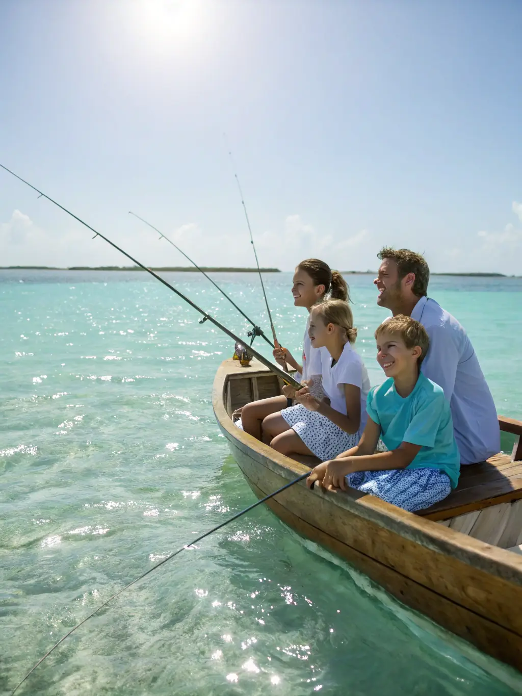A family enjoying a day of sailing together, highlighting the inclusivity and accessibility of nautical sports for all ages and abilities.